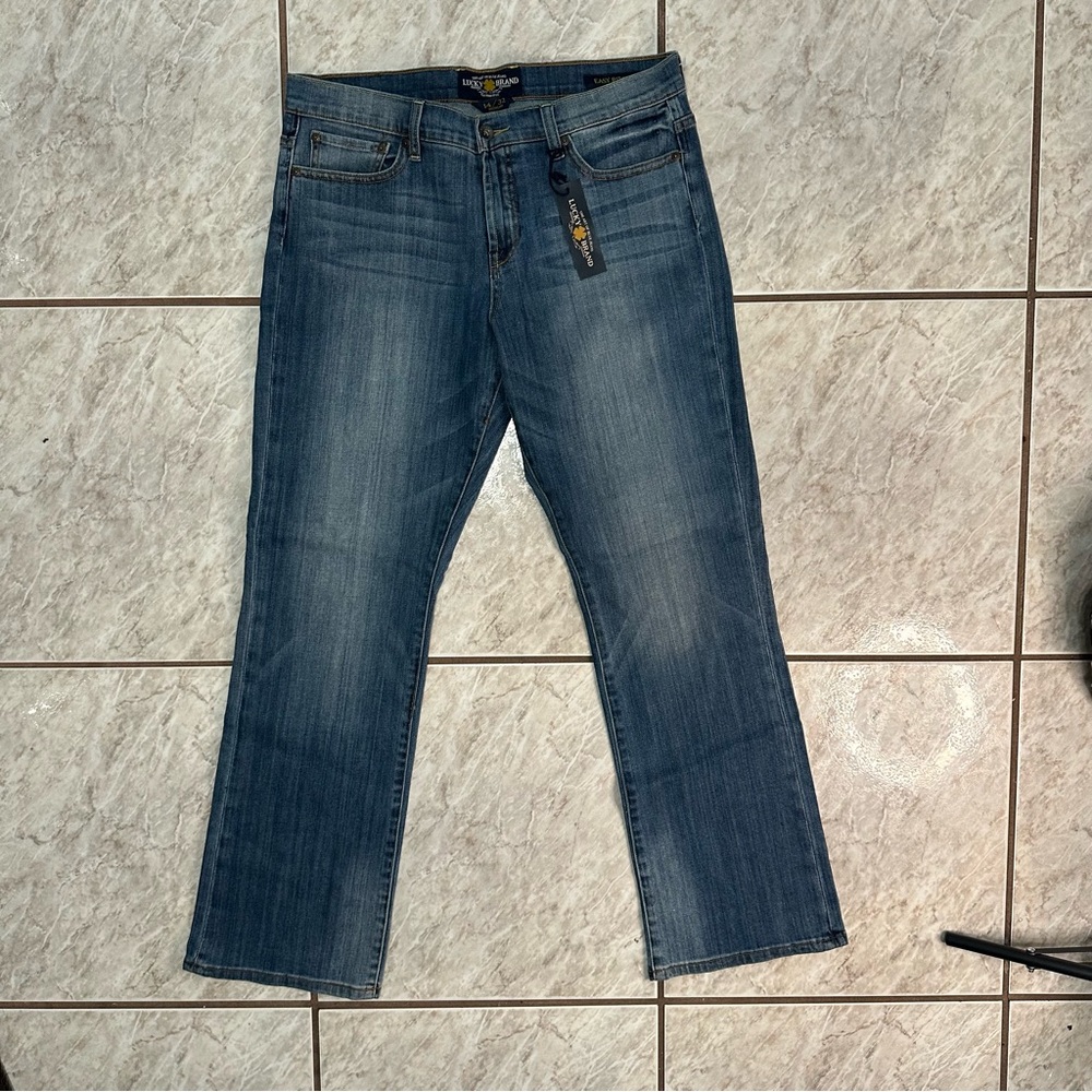 Lucky Brand Women's Easy Rider Bootcut Jeans, Blue Size 14/32 NWT